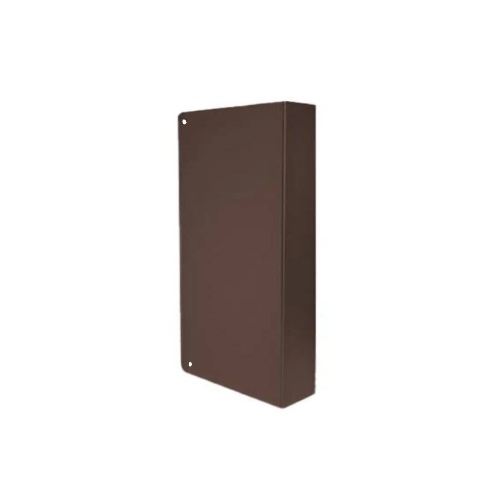 Don-Jo - 40-10B-CW - Wrap Around Cover Plate 22 Gauge Steel 9 Height and 4-1/4 Width - 10B (Oil Rubbed Bronze Finish-613)