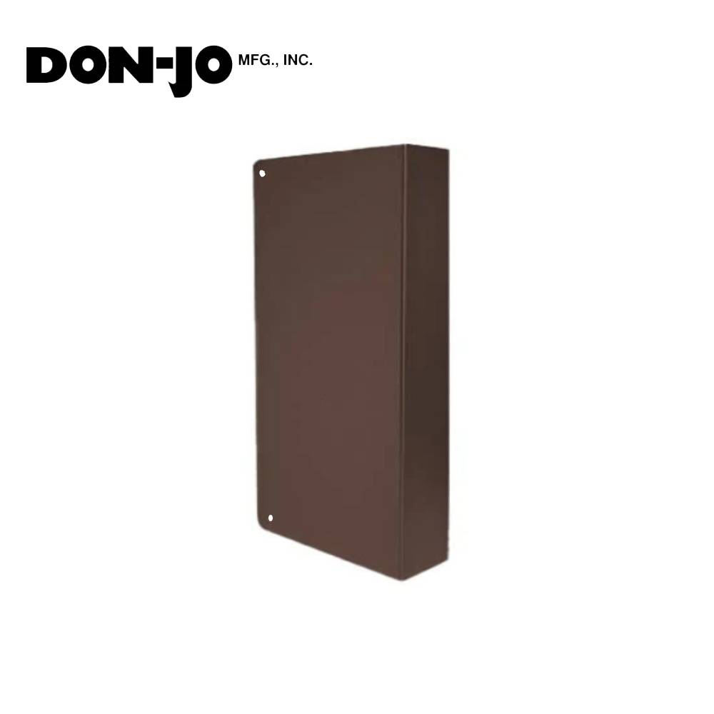 Don-Jo - 40-10B-CW - Wrap Around Cover Plate 22 Gauge Steel 9 Height and 4-1/4 Width - 10B (Oil Rubbed Bronze Finish-613)
