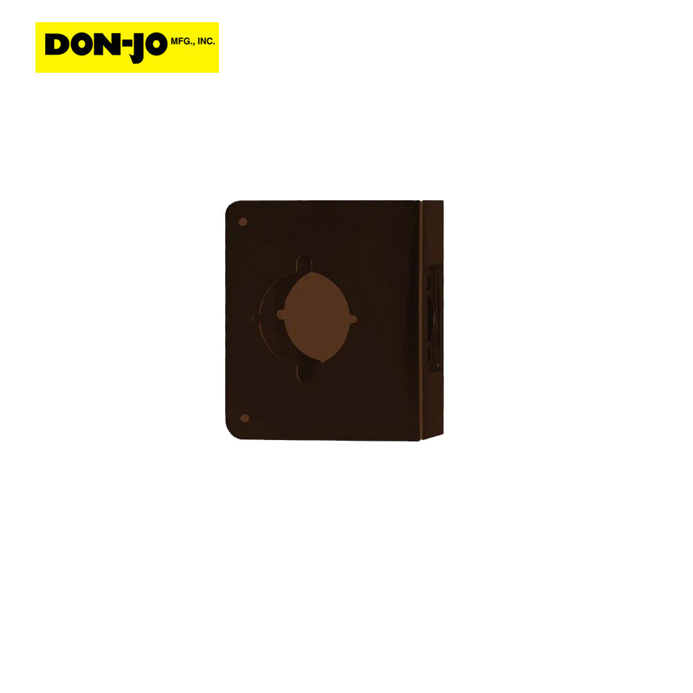 Don-Jo - 5K-BZ-CW - Wrap Around Plate with 22 Gauge Steel 4-3/4 Width and 5-1/2 Height - 2-3/4 Backset - BZ (Satin Bronze Finish-612)