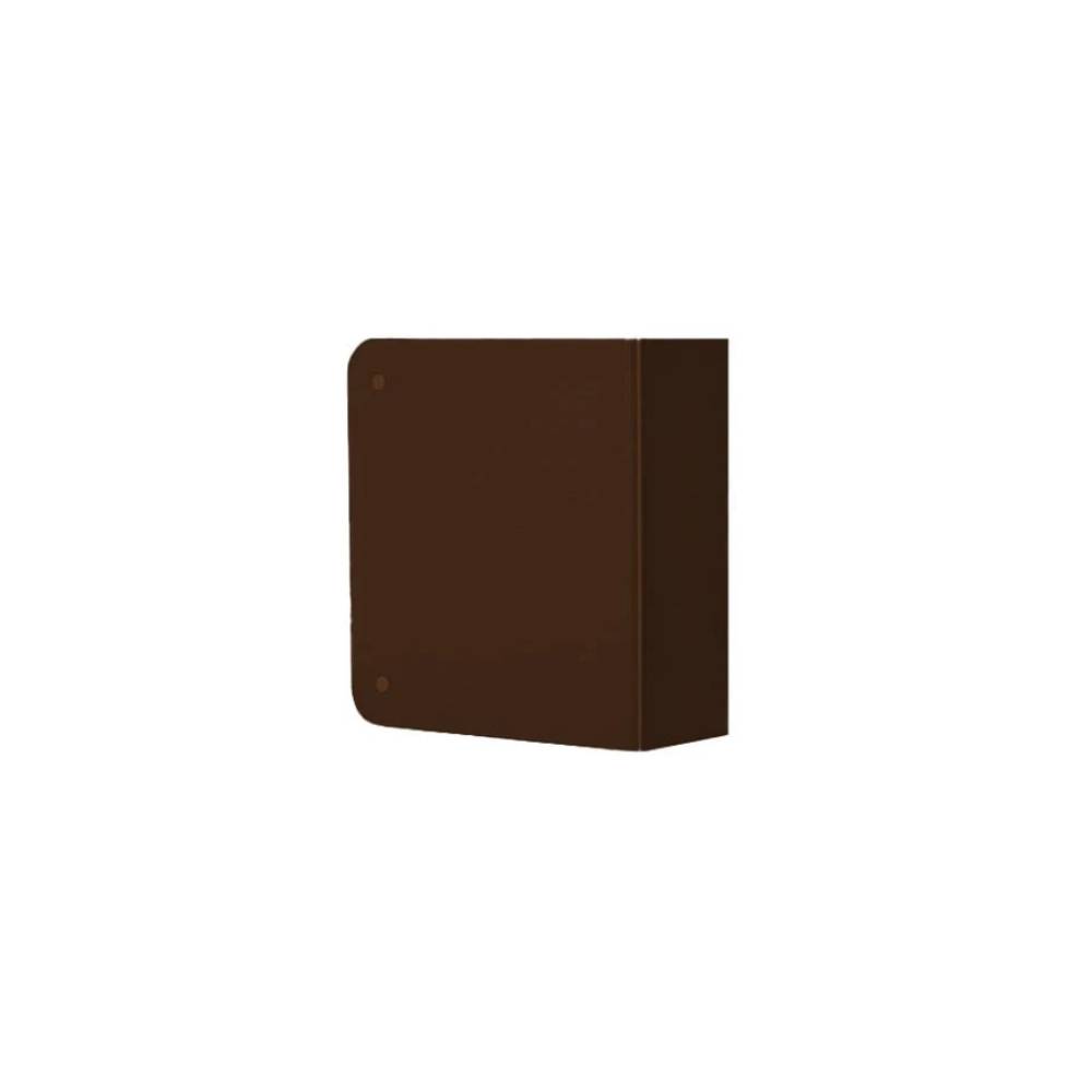 Don-Jo - 70-BZ-CW - Blank Wrap-Around Plate with Trim Screws 4-1/2 Height and 4-1/4 Width - BZ (Satin Bronze Finish-612)