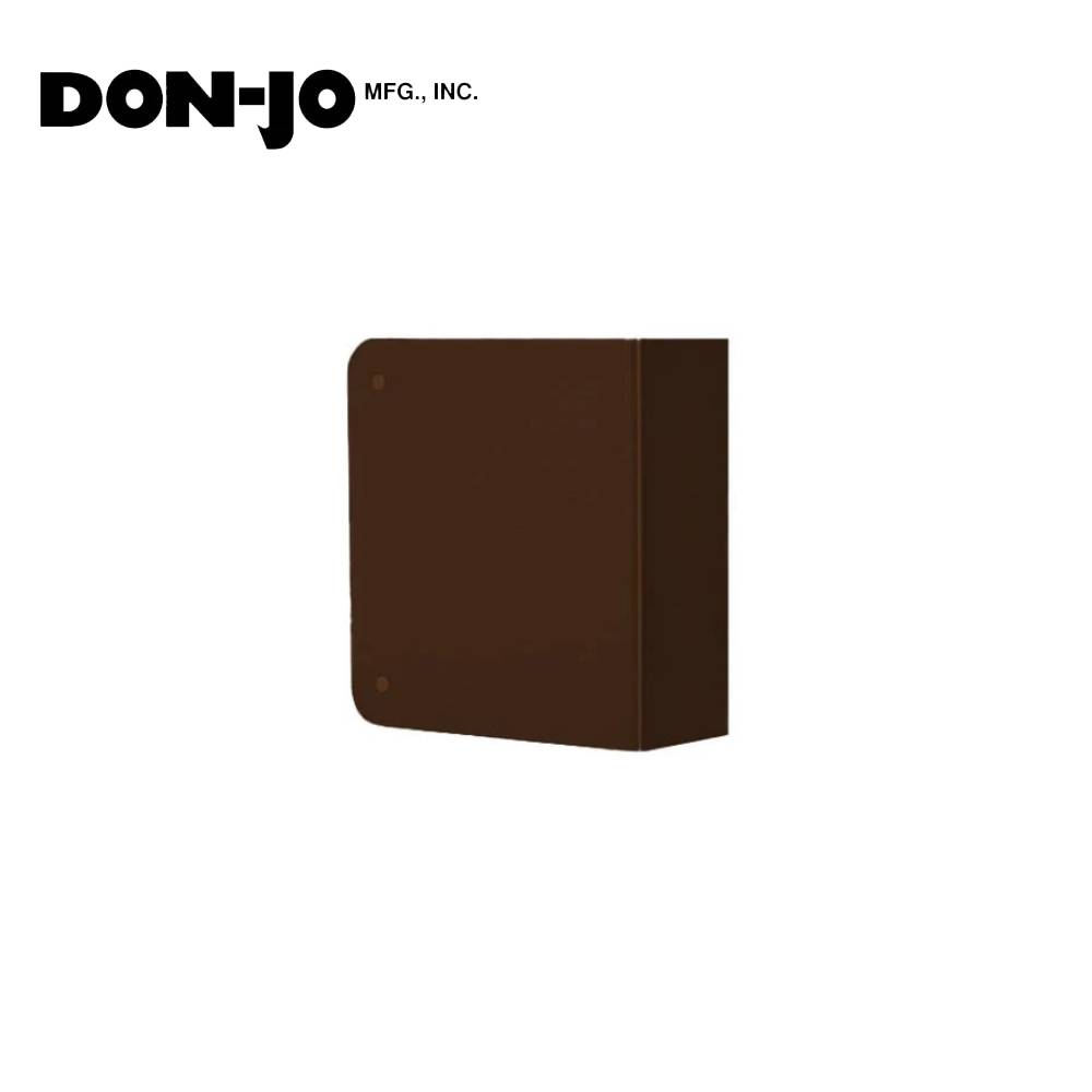 Don-Jo - 70-BZ-CW - Blank Wrap-Around Plate with Trim Screws 4-1/2 Height and 4-1/4 Width - BZ (Satin Bronze Finish-612)