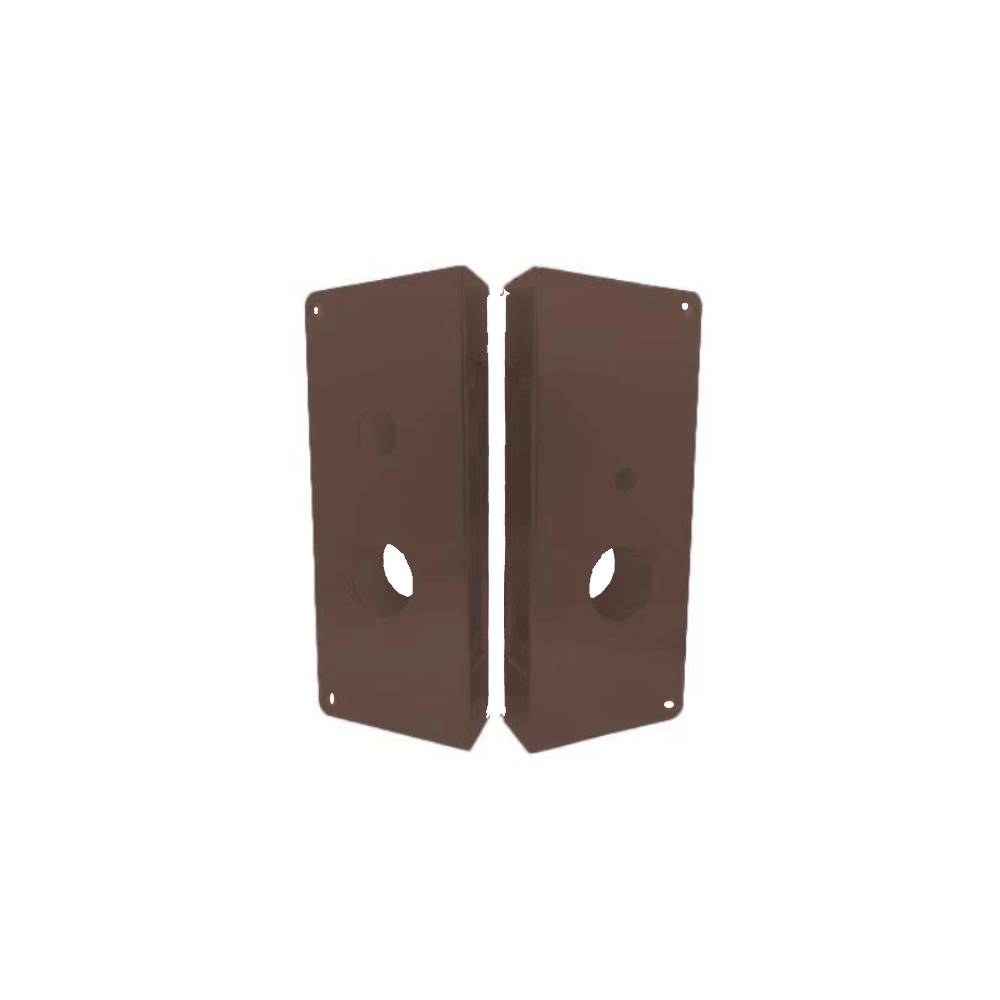 Don-Jo - 9050-LH-10B-CW - Wrap Around Plate 22 Gauge Steel 12 Height and 5-1/8 Width with 2-3/4 Backset - 10B (Oil Rubbed Bronze Finish-613)