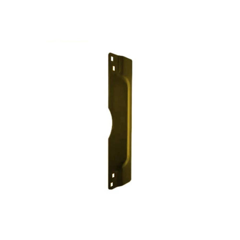 Don-Jo - 9211-BP - Latch Protector for Outswinging Doors 12 Gauge Steel 11 Length and 3 Width - BP (Bright Brass Plated Clear Coated Finish-632)