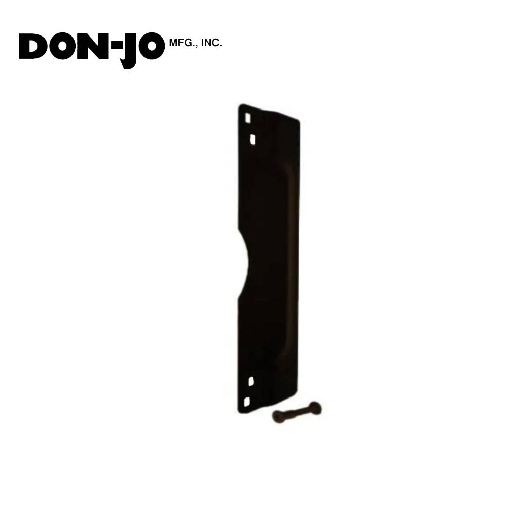 Don-Jo - 9211-EBF-DU - Latch Protector for Outswinging Doors 12 Gauge Steel 11 Length and 3 Width - DU (Duronodic Brown Coated)