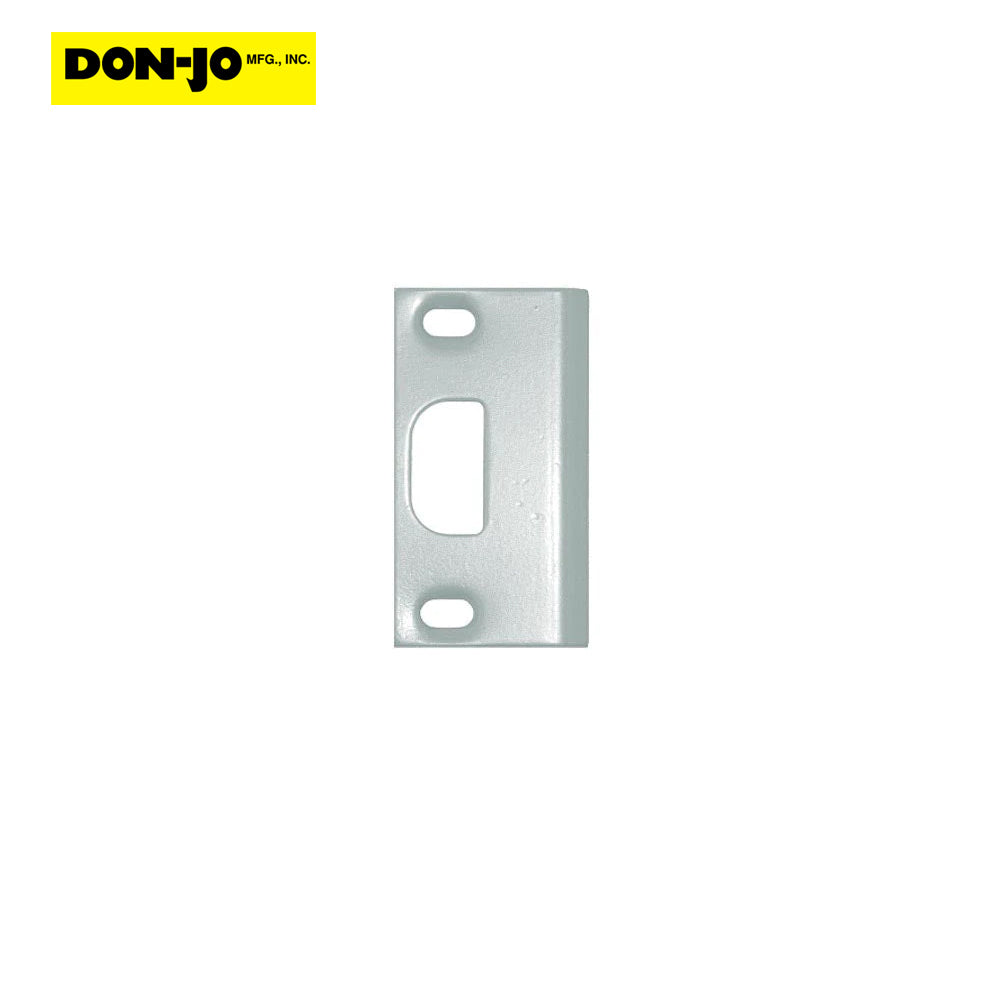 Don-Jo - A-2-SS-SL - Adjustable Strike for Cylindrical Lock with 13 Gauge Steel 1-3/4 Width and 3-3/8 Height - SL (Aluminum Painted Finish)