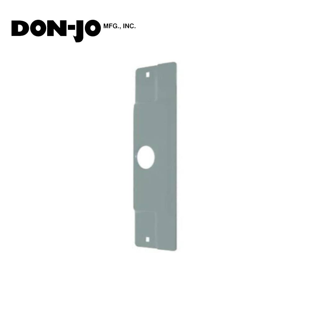Don-Jo - AL-211-SL - Latch Protector 12 Gauge Steel 12 Length and 3-1/2 Width - SL (Aluminum Painted Finish-689)