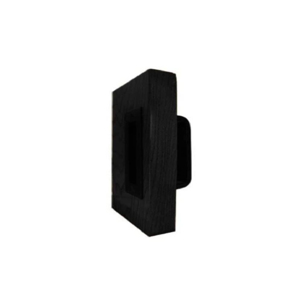 Don-Jo - BD1830-622 - Barn Door Flat Pull 3/8 Width and 6 CTC - 622 (Flat Black Coated)