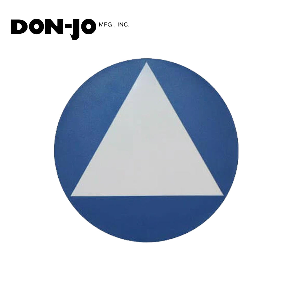 Don-Jo - CHS-9 - Title 24 Sign Triangle White on Blue