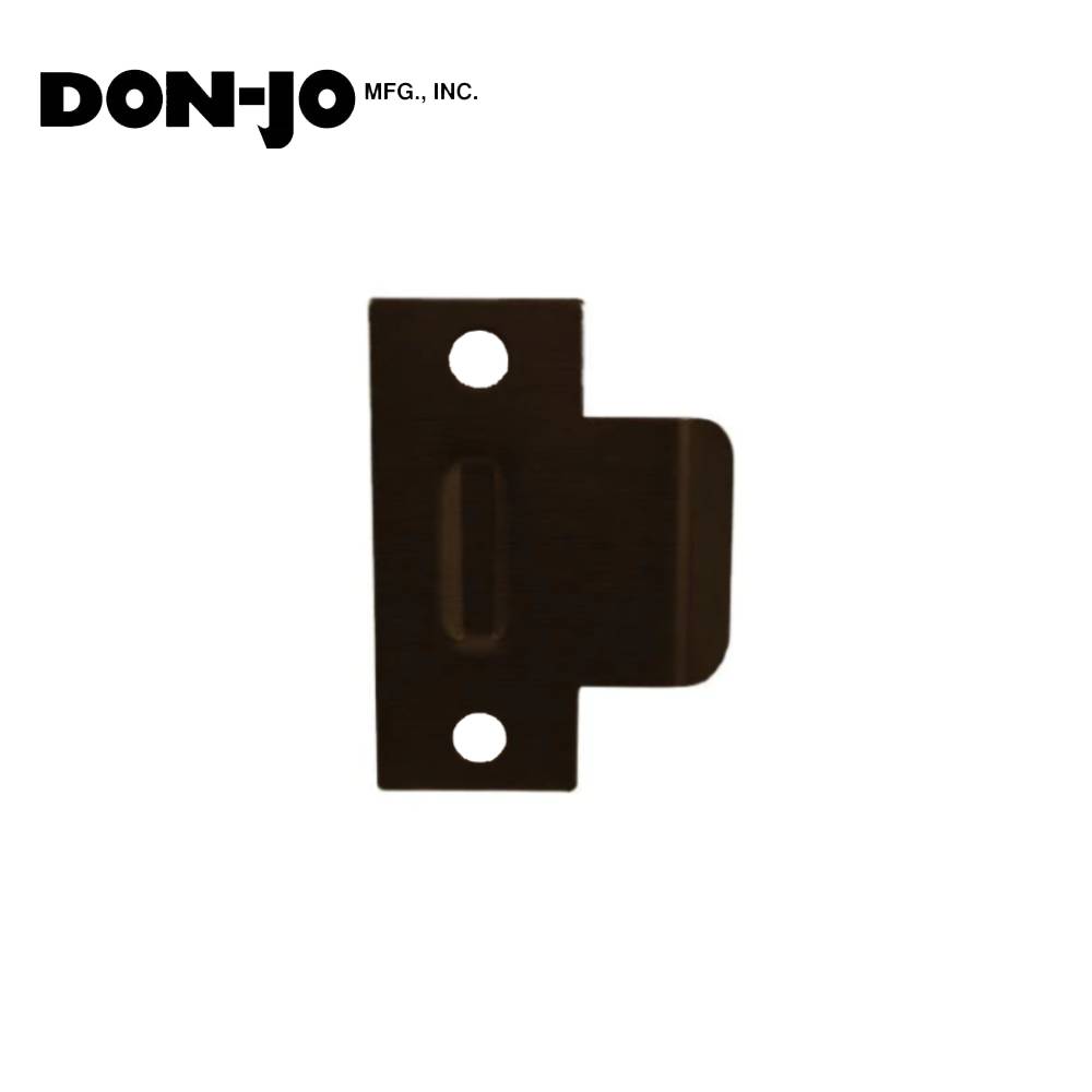 Don-Jo - DT9125-DU - Extended Lip Dimple T-Strike 2-3/4 Height and 2-1/2 Width - DU (Duronodic Brown Coated)