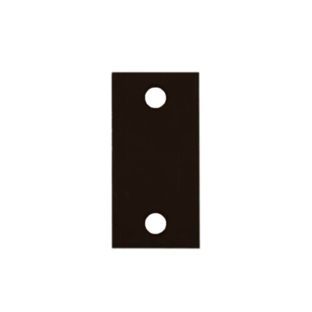 Don-Jo - EF-160-DU - Latch Filler Plate 2-1/4 Length and 1 Width - DU (Duronodic Brown Coated)
