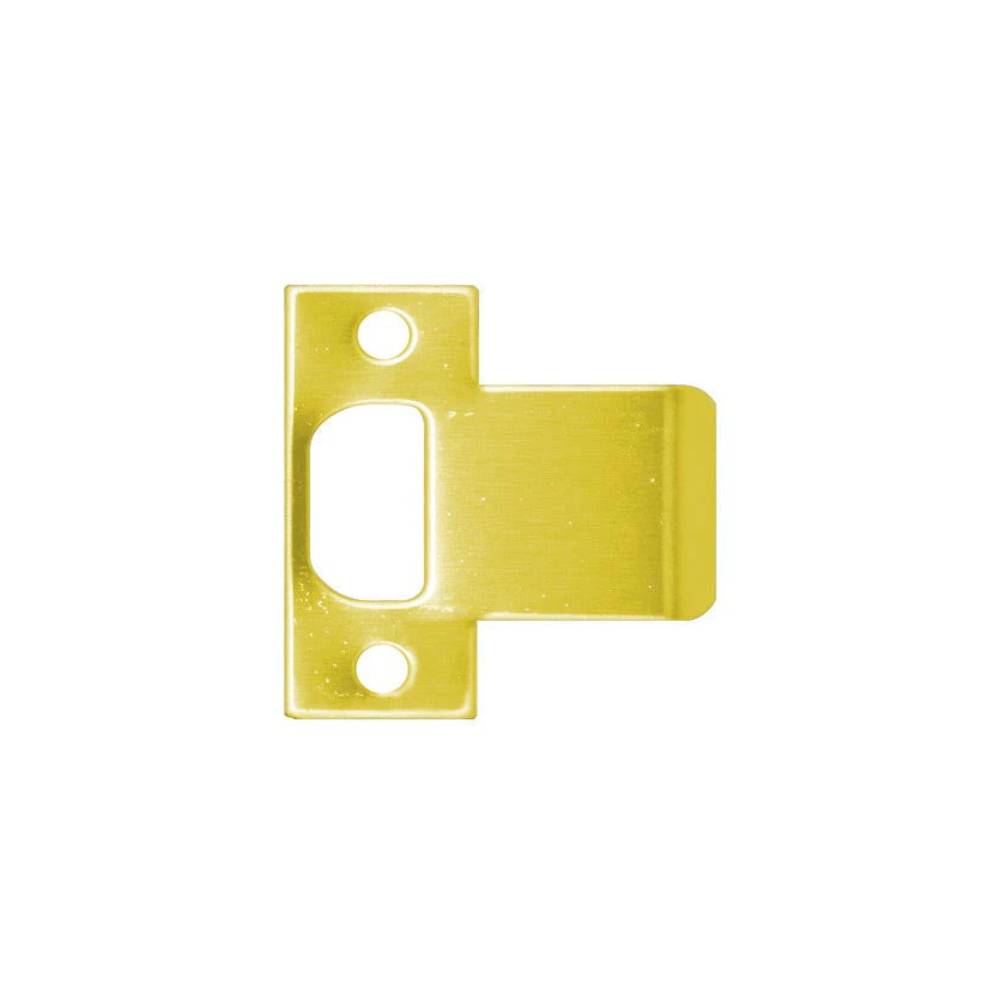 Don-Jo - ETS-125-609 - Extended Lip T-Strike 18 Gauge Steel 2-3/4 Height and 2-1/2 Width - 609 (Satin Brass Finish)