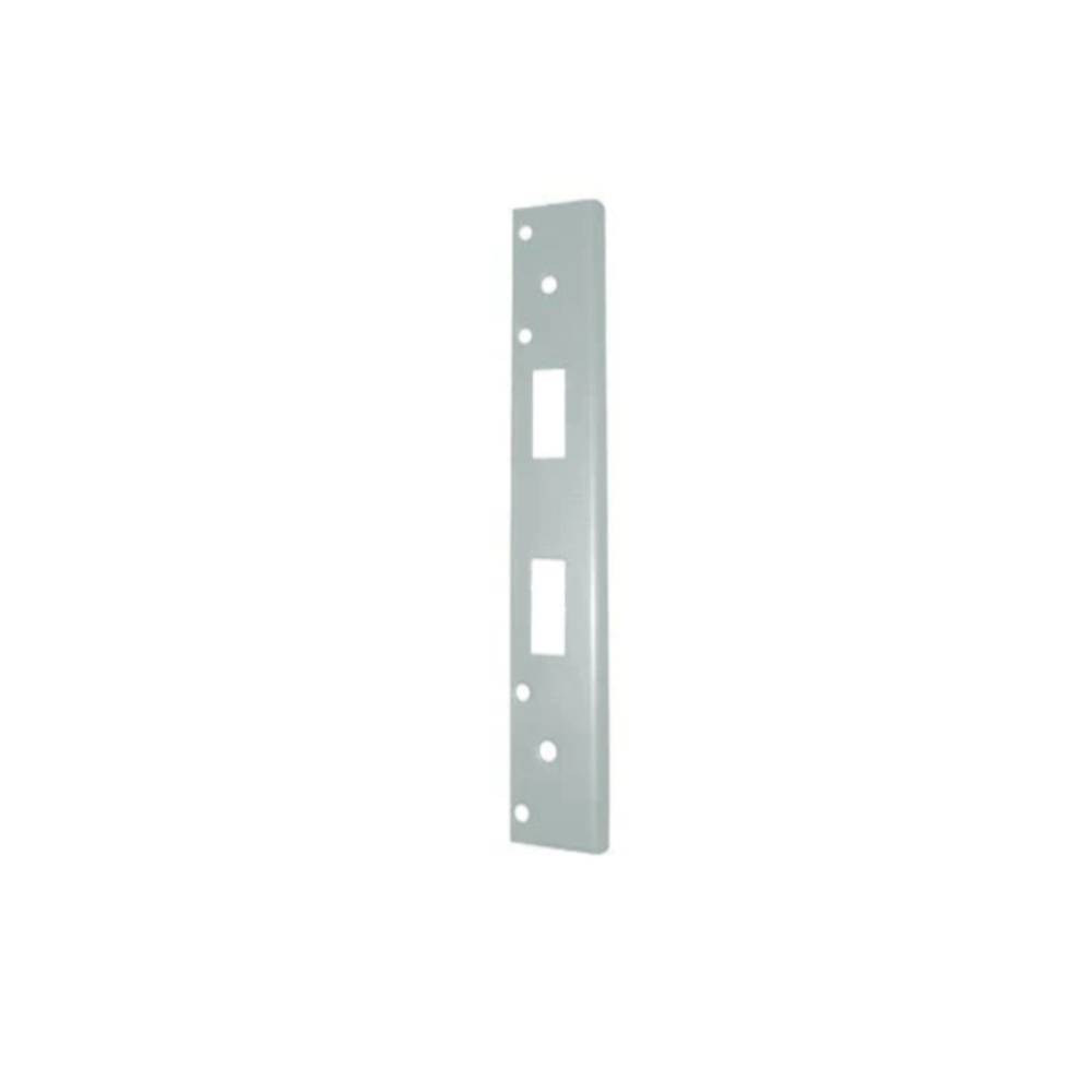 Don-Jo - FL-212W4-SL - Double Hole Security Strike 13 Gauge Steel 12 Height and 1-3/4 Width - SL (Aluminum Painted Finish-689)