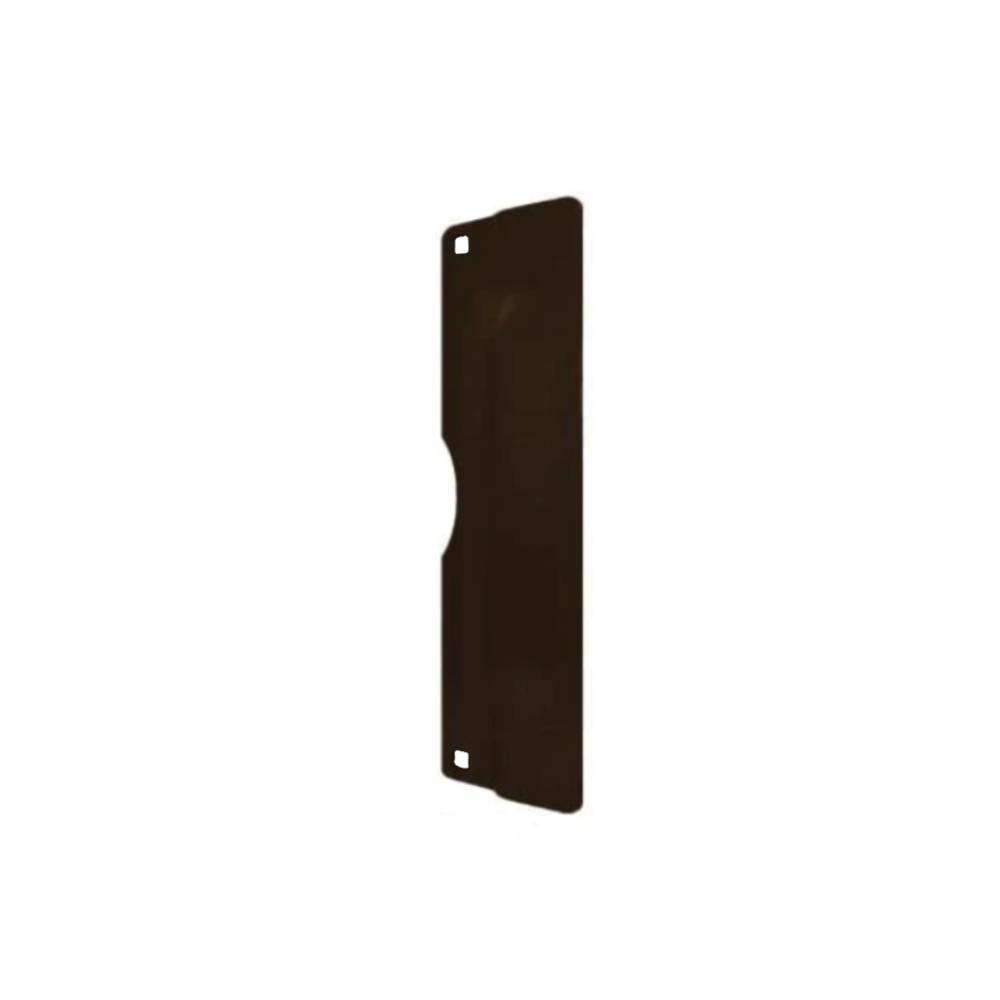 Don-Jo - LP-207-DU - Latch Protector 12 Gauge Stainless Steel 7 Length and 2-3/4 Width - DU (Duronodic Brown Coated)
