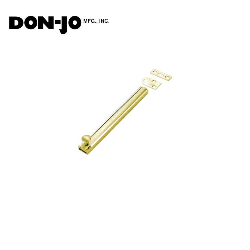 Don-Jo - SB-3-605 - Slide Bolt - 605 (Bright Brass Finish)