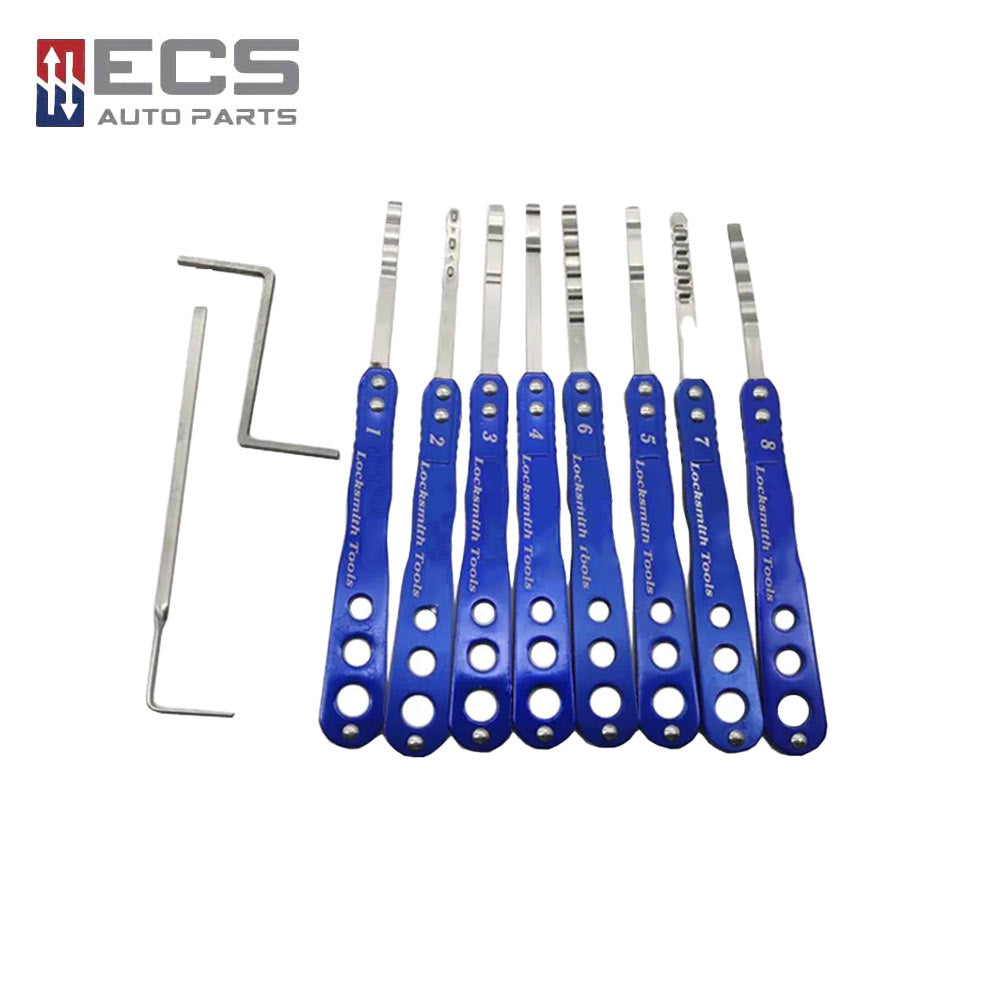 ECS AUTO PARTS Lock Pick Set 10 in One