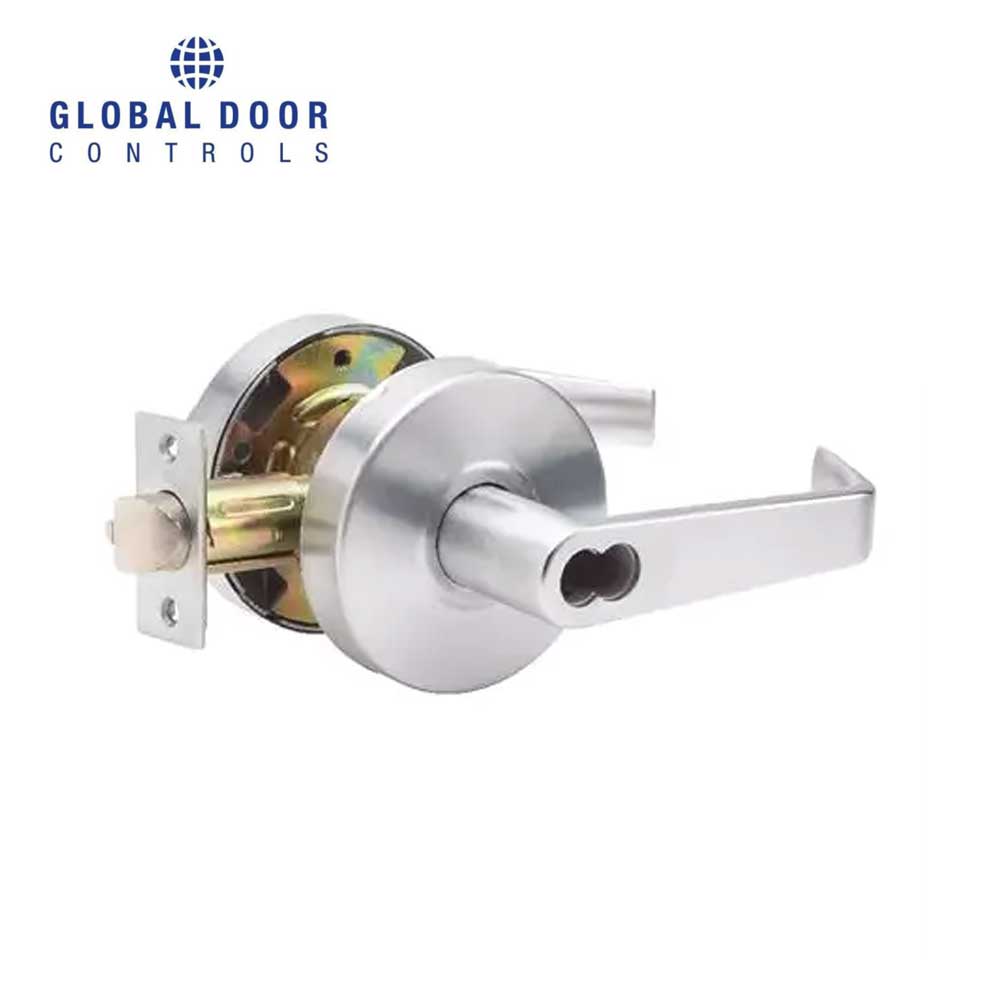 Global Door Controls - GAL Series - Interchangaeble Core - Grade 2 - 626 (Brushed Chrome)