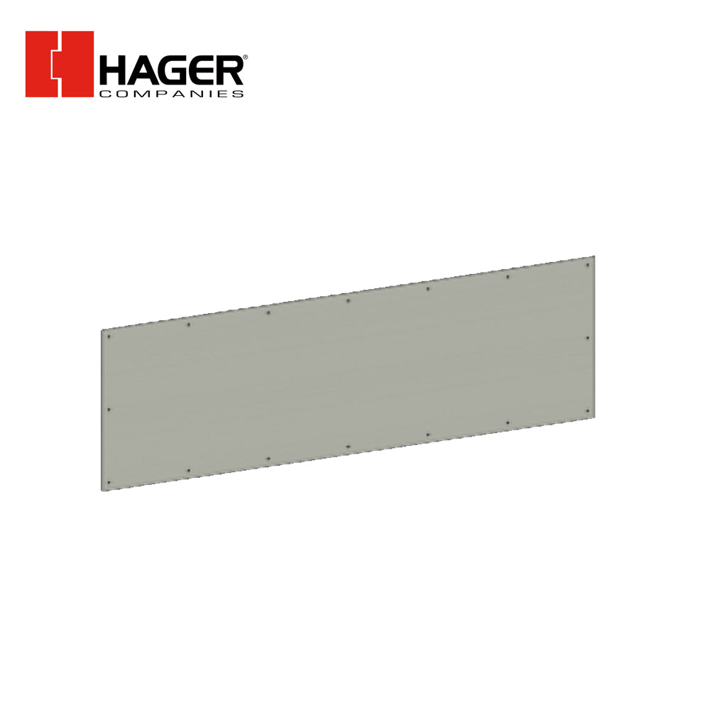 HAGER 190S Kick Plate and Armor Plate Gauge 0.05" 630 (Satin S
