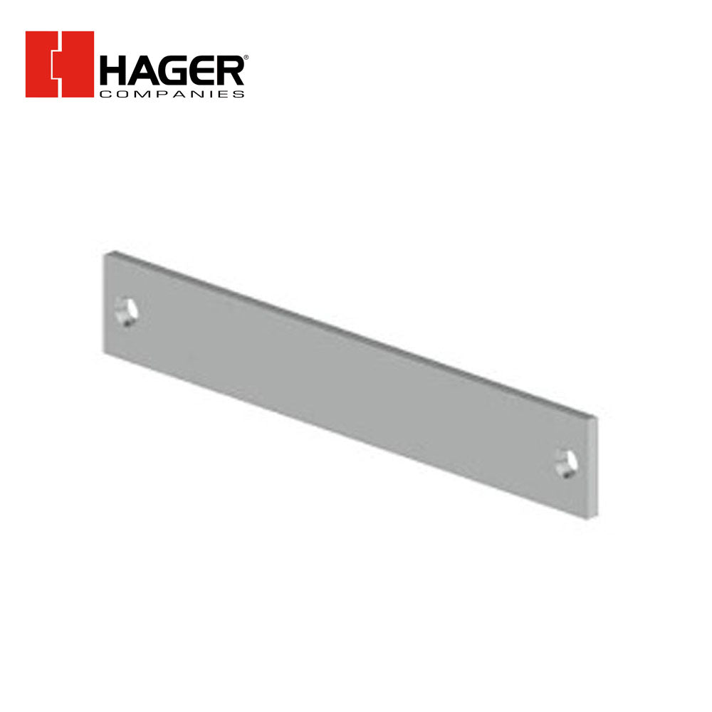 HAGER - 336B - Door Edge Filler Plate - 86 Prep - 0.18 Gauge - 1-1/4 by 8 - Primed for Painting