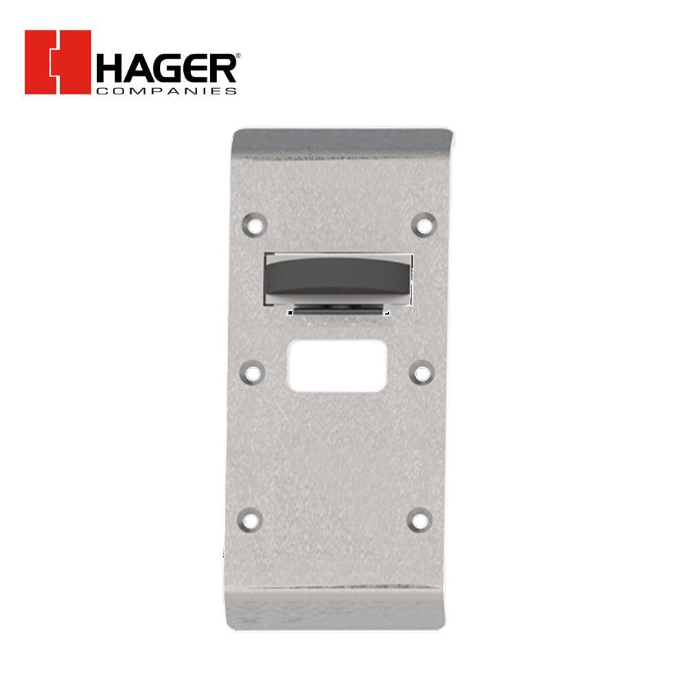 HAGER - 455 - Combination Rescue Door Stop - Left Handed - Satin Chrome