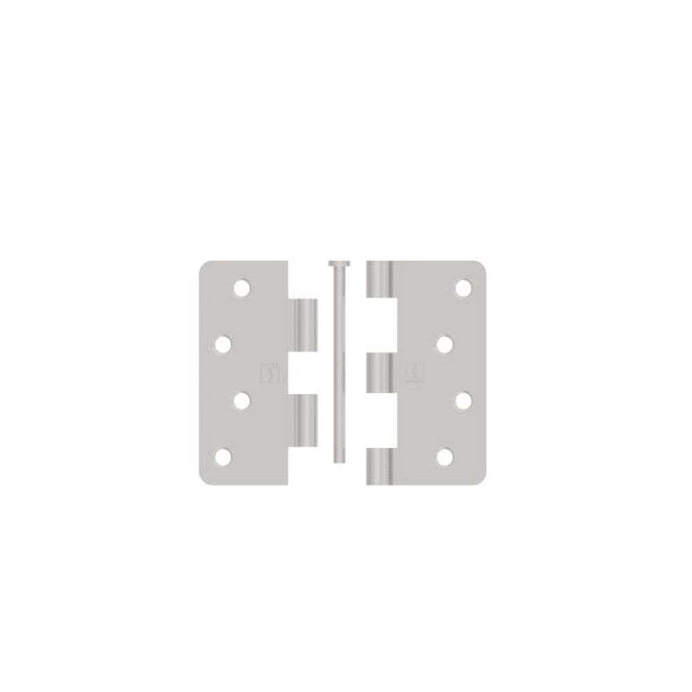 HAGER - 7741 - Straight Door Pull 6 CTC - 1-1/2 Clearance - 3/4 Diameter - Satin Brass