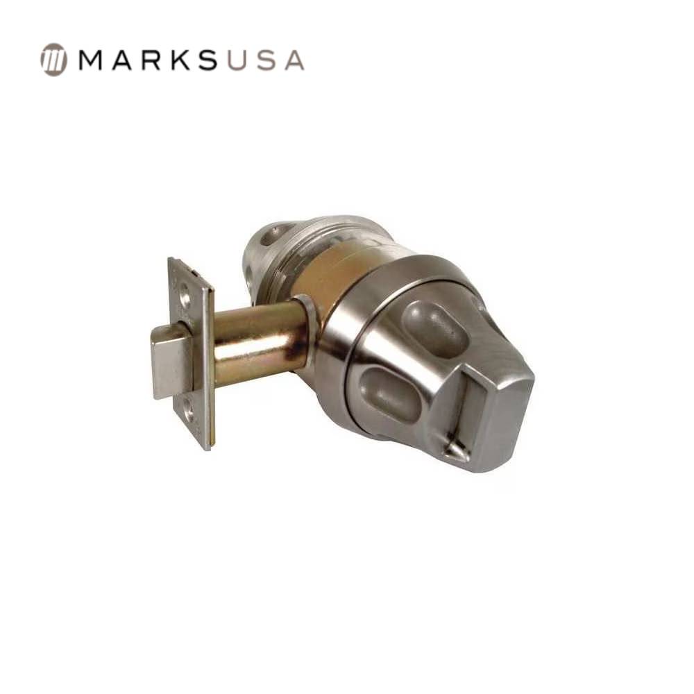 Marks USA - 5SS55EX - Exit Mortise Lock - Non-keyed - Anti-Ligature Lever - Field Reversible - Grade 1 - Satin Stainless Steel