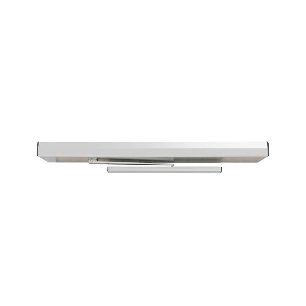 Norton - 6211 - Low Energy Surface Mounted Electromechanical Door Operator with Slide Track Arm Standard Pull Side and 36" - 48" Door Size - 689 (Aluminum Painted)