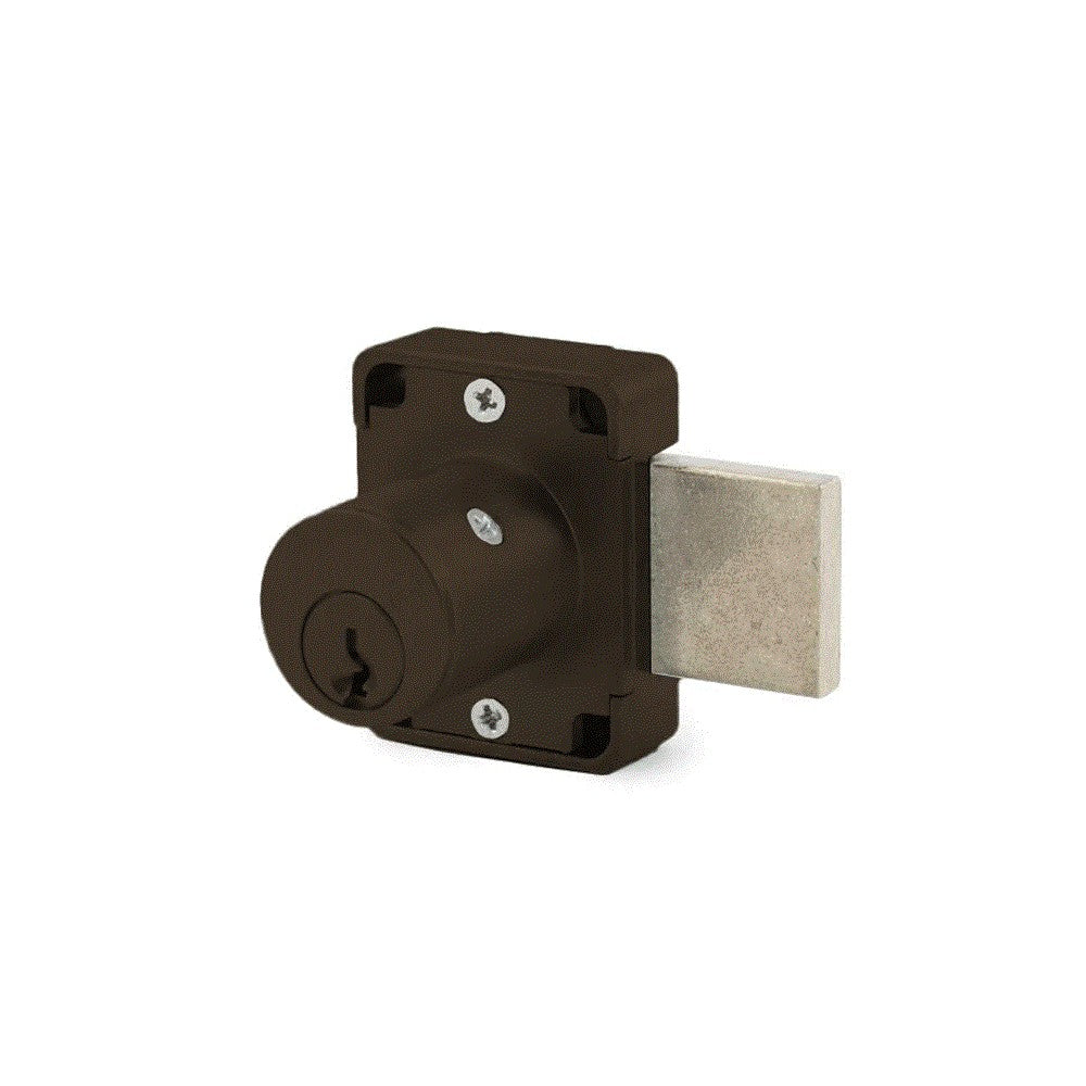 OLYMPUS LOCK - 100B - Weather Resistant Cabinet Deadbolt Door Lock - N Series - Optional Cylinder Length - Optional Keying - US10B (Oil Rubbed Bronze-613)