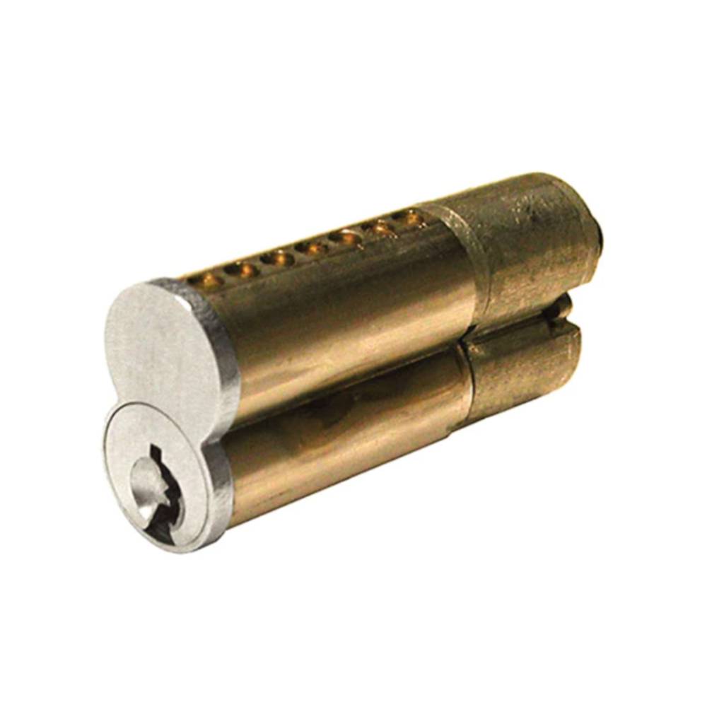 OLYMPUS LOCK - 207SA - Small Format 7-Pin IC Glass Core - Optional Keyway - Optional Keying - US26D (Satin Chrome-626)