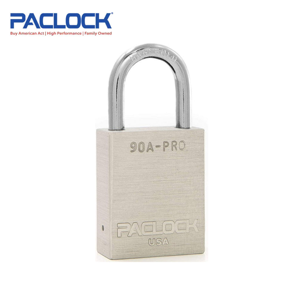 PACLOCK Aluminum Lock 7-Pin - Tag Out Padlock with 3/4 Inch Shackle Spread and PR1 Keyway 90A-PRO Series - Hardened Stainless Steel Shackles