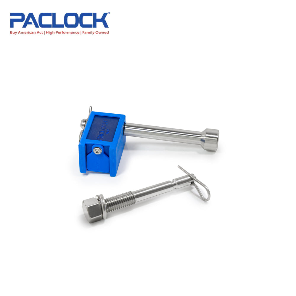 PACLOCK Locking Hitch Pin Kit for 2 Inch, 2.5 Inch, 3 Inch and Yakima Bike Racks KT-TL80A-250-YK-1 Series