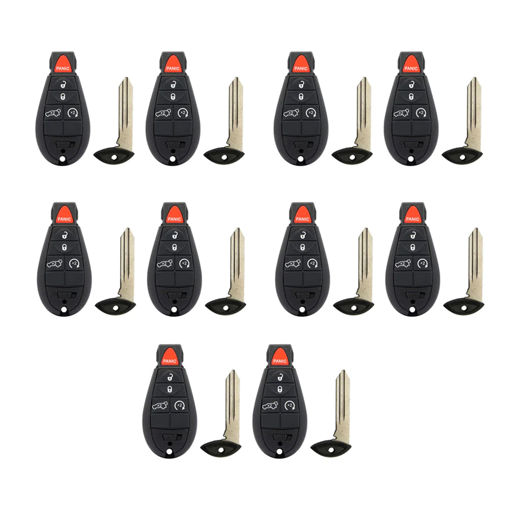 2011 - 2013 Dodge Durango Fobik Key 5B FCC# IYZ-C01C (10 Pack)