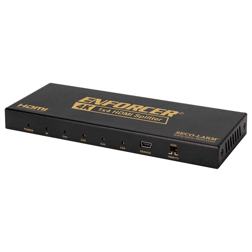 SECO-LARM MVD-AH14-01Q 4K HDMI Splitter with 4 HDMI Outputs