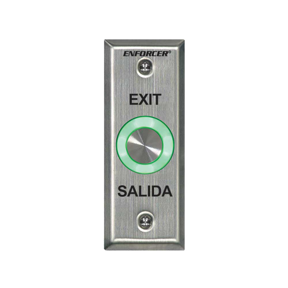 SECO-LARM SD-6176-SS1Q Piezoelectric Illuminated RTE Wall Plates with Timer, Slimline