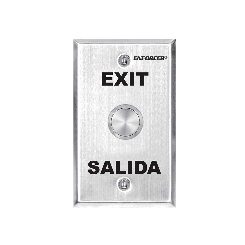 SECO-LARM SD-7204SGEX1Q Vandal-Resistant RTE Wall Plate - Single-gang