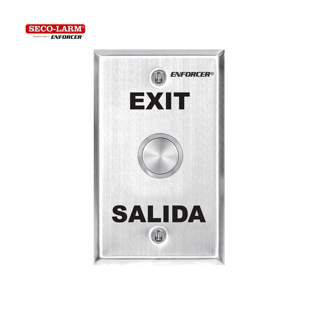 SECO-LARM SD-7204SGEX1Q Vandal-Resistant RTE Wall Plate - Single-gang
