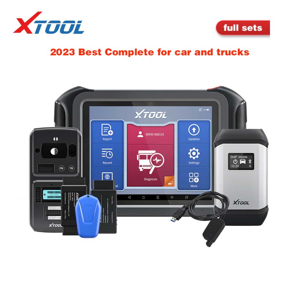 XTOOL - D9HD - Diagnostic Tools for 12V Car 24V Truck - ECU Coding Programming - Auto OBD OBD2 Scanner - Mechanical Workshop Tools