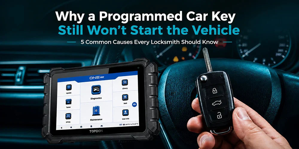 5 Common Reasons a Programmed Key Still Will Not Start the Vehicle