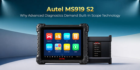 Autel MS919 S2: Why Advanced Diagnostics Demand Built-In Scope Technology