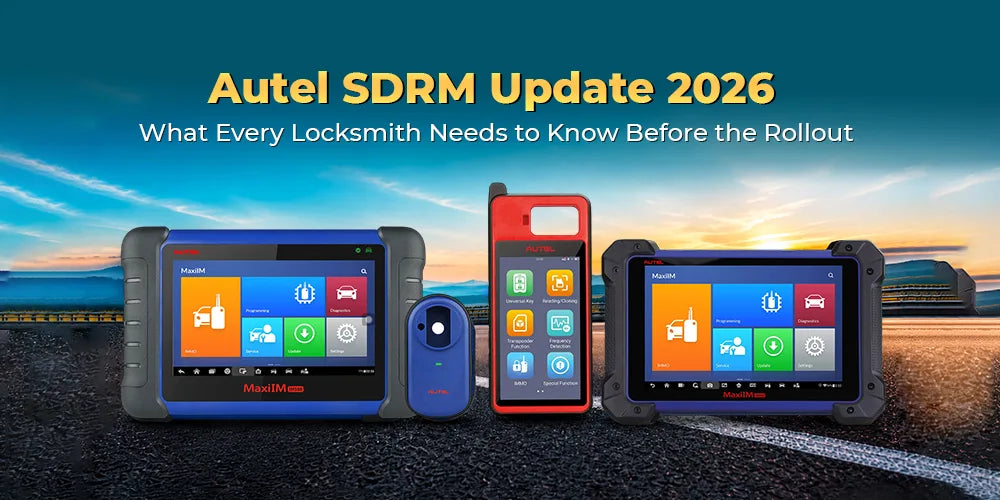 Autel SDRM Update 2026: Everything Locksmiths Need to Know