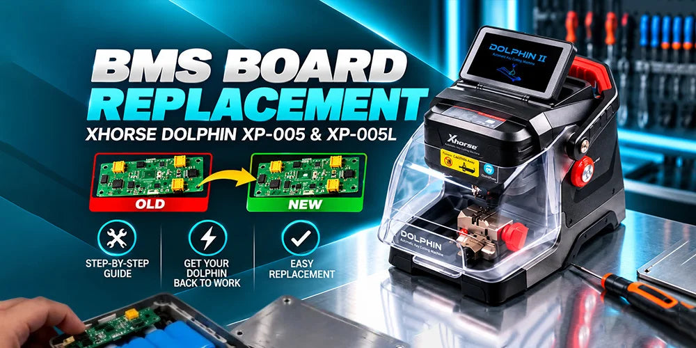 How to Replace the BMS Board on Xhorse Dolphin XP-005 & XP-005L Batteries