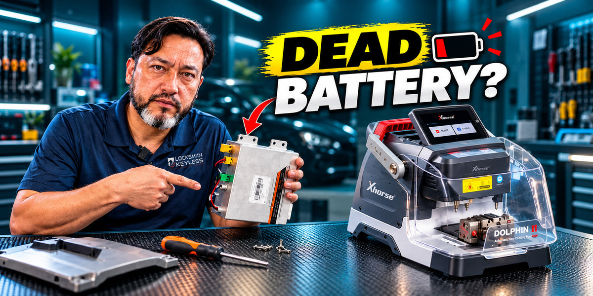 How to Replace the Battery on an Xhorse Dolphin II XP-005L