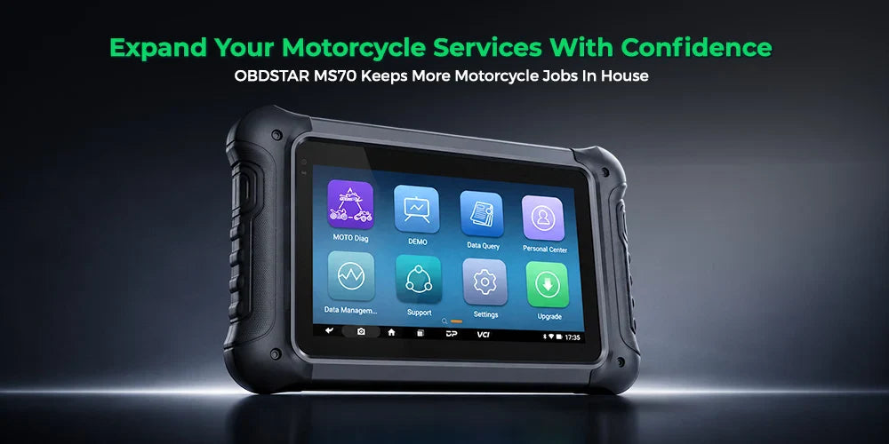 OBDSTAR MS70 Review: The Motorcycle Diagnostic Tool That Helps Shops Stop Sending Profit to the Dealer