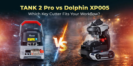 TANK 2 Pro vs Xhorse Condor Dolphin XP005: Professional Key Cutting Machine Comparison