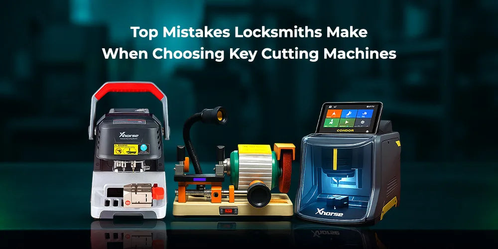 The Most Common Mistakes Locksmiths Make When Choosing Key Cutting Machines