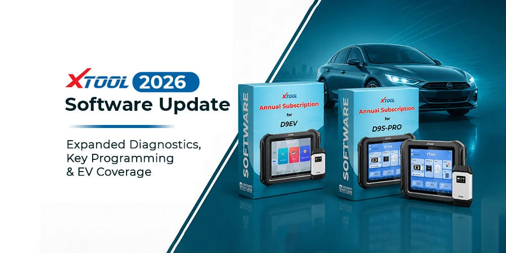XTOOL 2026 Software Update: New Diagnostics, Key Programming & EV Coverage