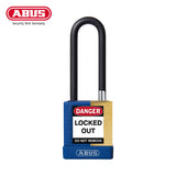 ABUS - 74M/40HB75 - Key Retaining Vinyl Encased Solid Brass Padlock with Optional Keying and Optional Finish - 1-37/64 Inch Width