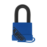 ABUS - 70IB/35 - Plastic Covered Extreme Weatherproof Rustproof Marine Grade Blue Brass Padlock with Optional Keying - 1-59/64 Inch Width