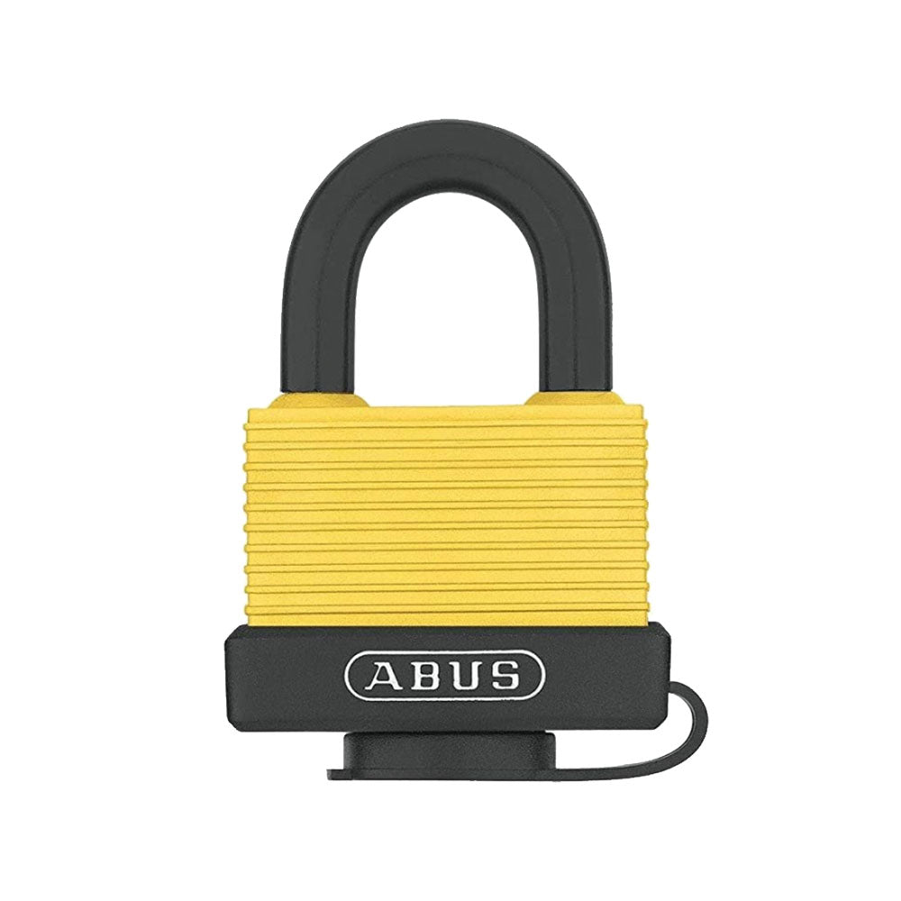 ABUS - 70/45 - Self-Locking Double Bolted Yellow Colored Marine Grade Brass Padlock with Optional Keying - 1-59/64 Inch Width