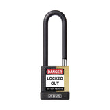 ABUS - 74M/40HB75 - Key Retaining Vinyl Encased Solid Brass Padlock with Optional Keying and Optional Finish - 1-37/64 Inch Width