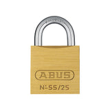 ABUS - 55/25 - Self-Locking Solid Brass Padlock with Optional Keying - 15/16 Inch Width